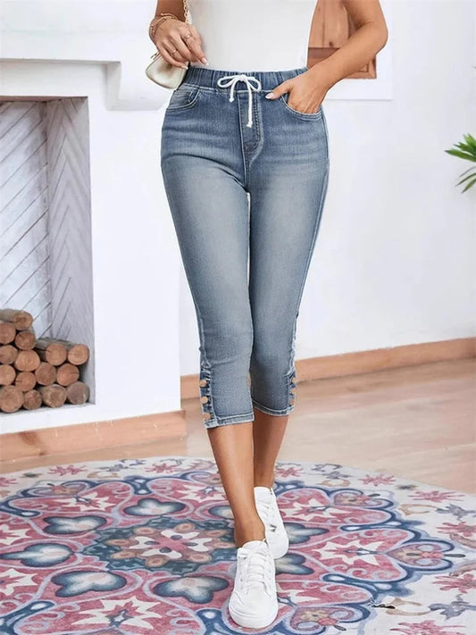 Paige | Women’s Denim Capri Jeans with Slim Fit
