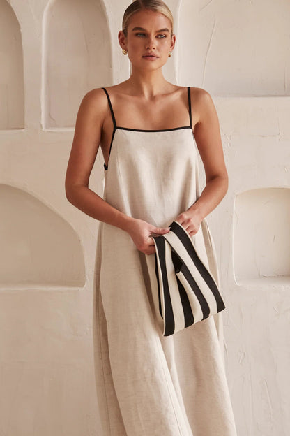 Jessica | Women's Spaghetti Strap Maxi Wedding Guest Dress