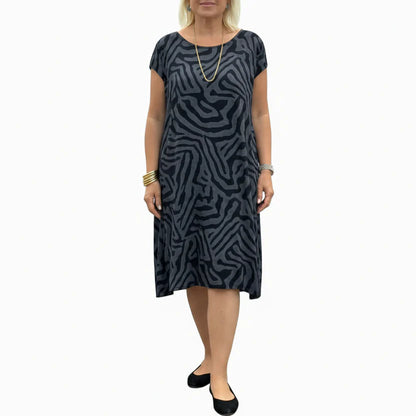 Quincy | Women’s Comfortable Printed Midi Dress