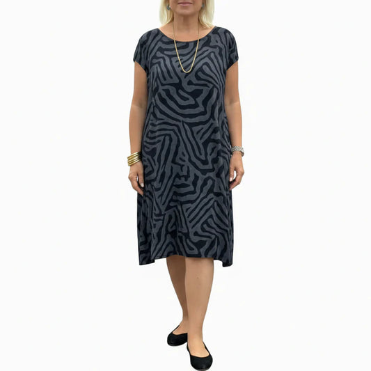 Quincy | Women’s Comfortable Printed Midi Dress