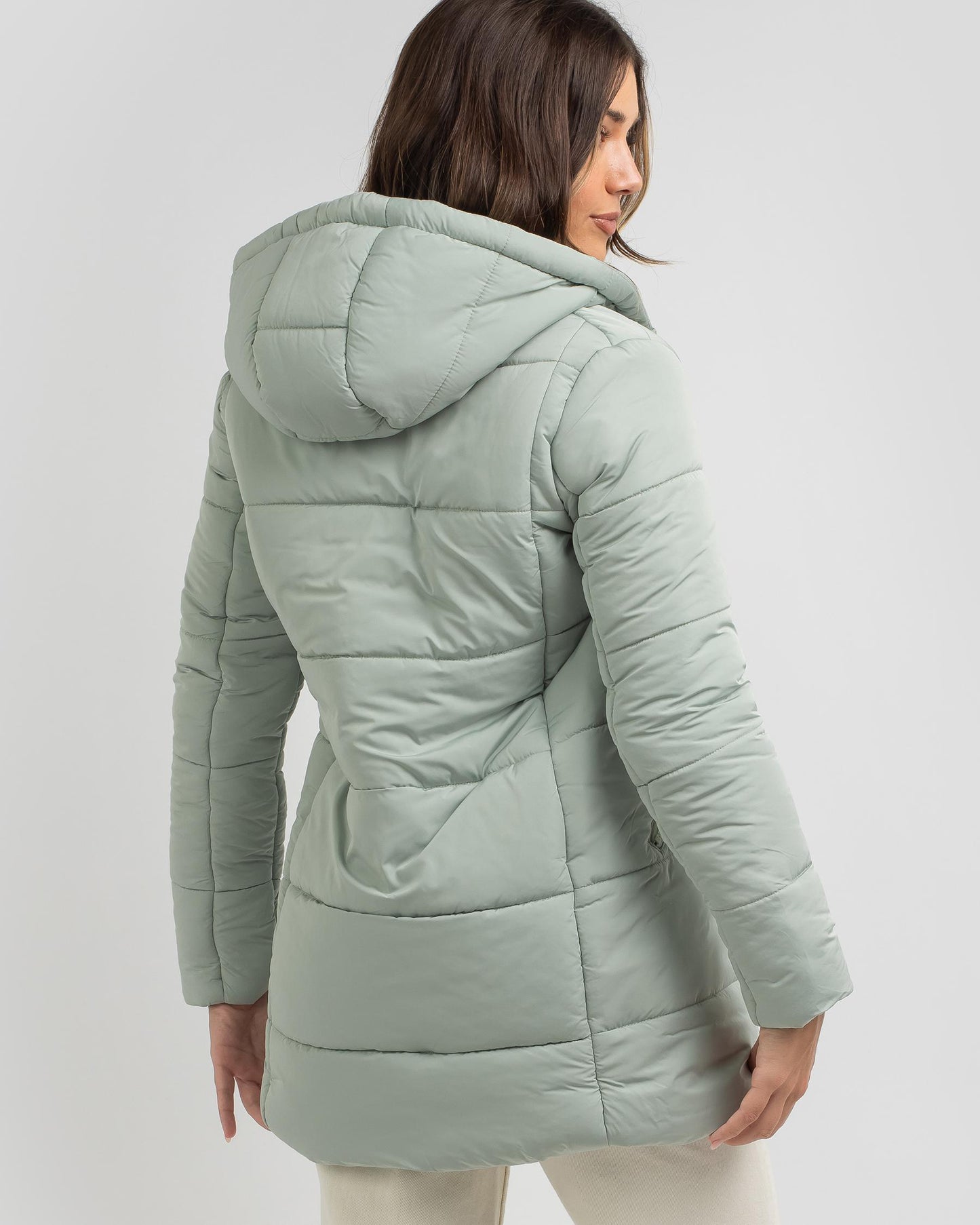 Maurie | Women’s Long Hooded Winter Jacket with Full Zip Closure