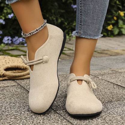 Willa | Women’s Bow Detail Slip On Loafers