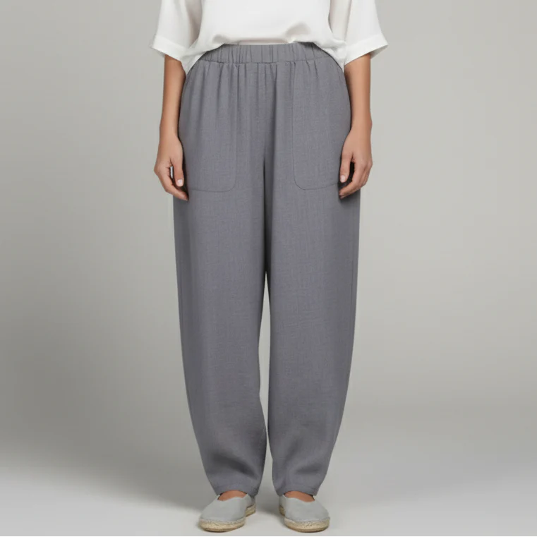 Mallory | Women’s Relaxed Trousers with Elastic Waist