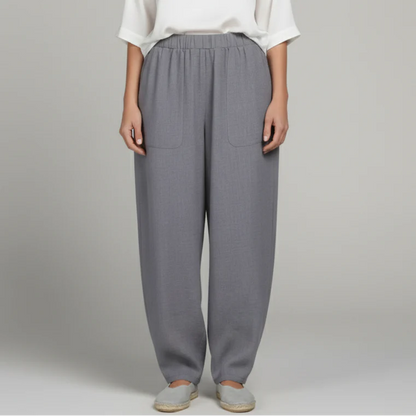 Mallory | Women’s Relaxed Trousers with Elastic Waist