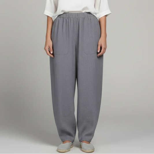 Mallory | Women’s Relaxed Trousers with Elastic Waist