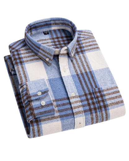 Jayson | Men’s Checked Cotton Button Up Shirt