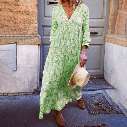 Winona | Women’s Geometric Maxi Dress