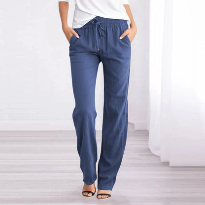 Monroe | Women’s Airy Cotton-Linen Trousers
