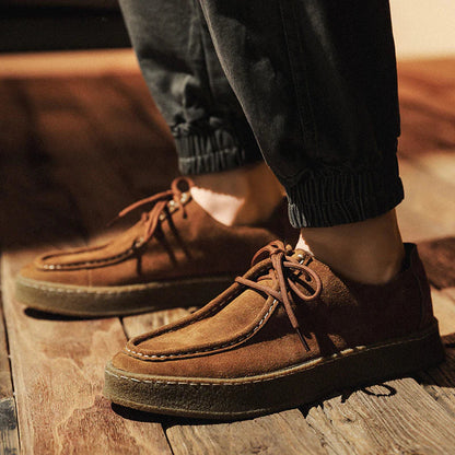 Cedrick | Men’s Suede Lace Up Loafers
