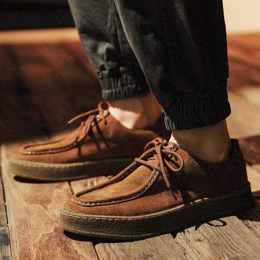 Cedrick | Men’s Suede Lace Up Loafers