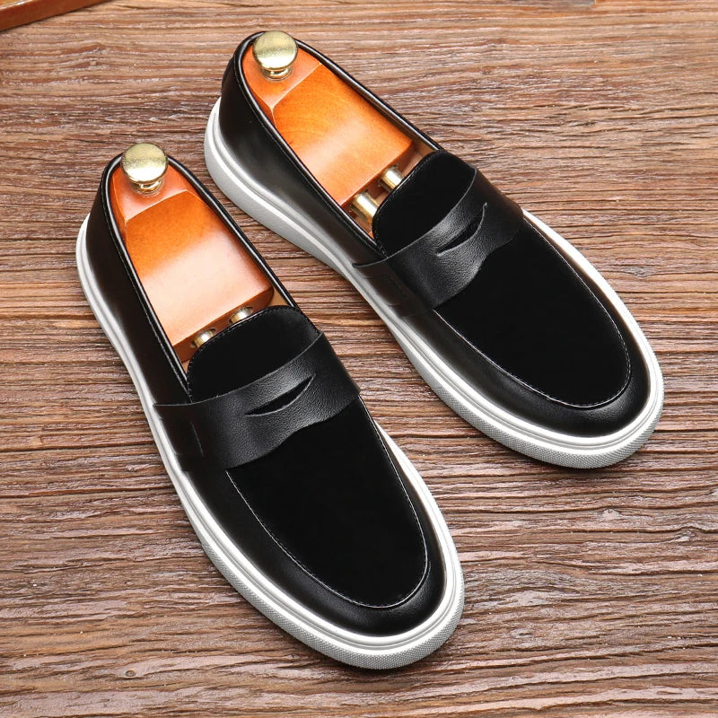 Wesley | Men’s Suede Loafers with Low-Profile Sole