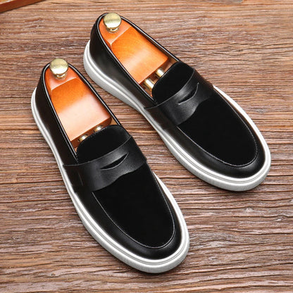Wesley | Men’s Suede Loafers with Low-Profile Sole