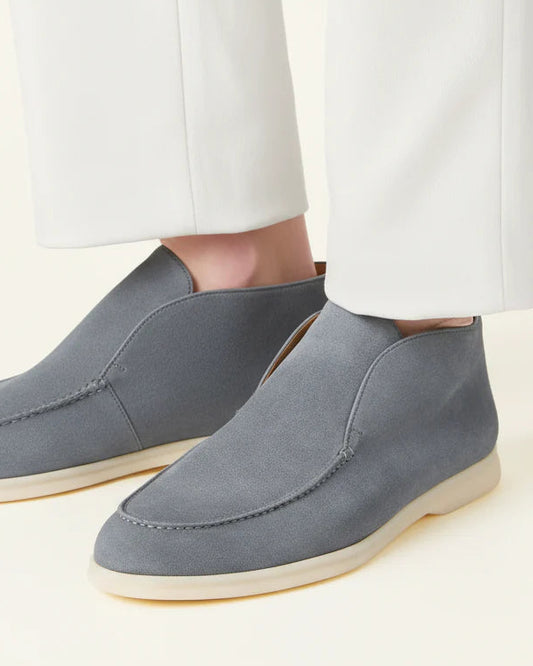 Wyatt | Men’s High Top Suede Loafers