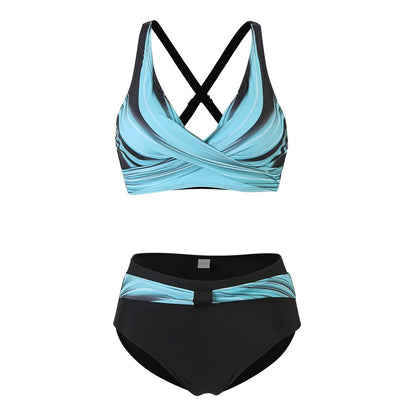 Alessia | Women’s High-Waisted Bikini Set with Stylish Print