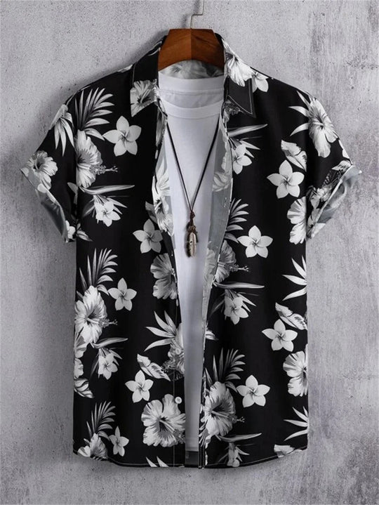 Bryce | Men’s Flower Print Shirt