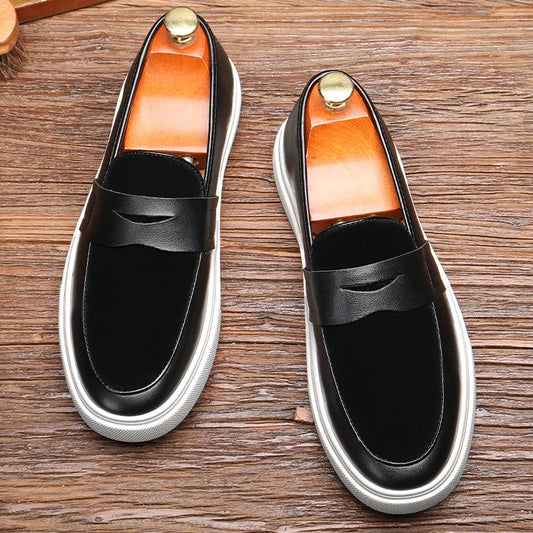 Wesley | Men’s Suede Loafers with Low-Profile Sole