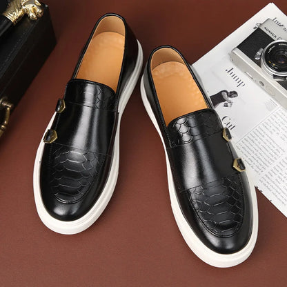 Harold | Men’s Loafers with Double Buckle Detail