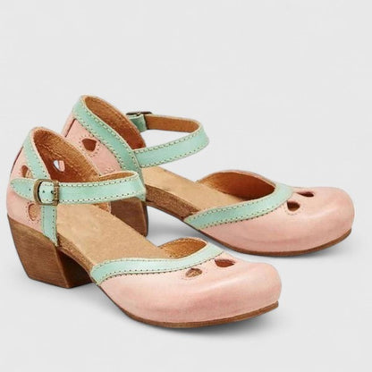 Zariah | Women’s Orthopedic Colorblock Cutout Sandals