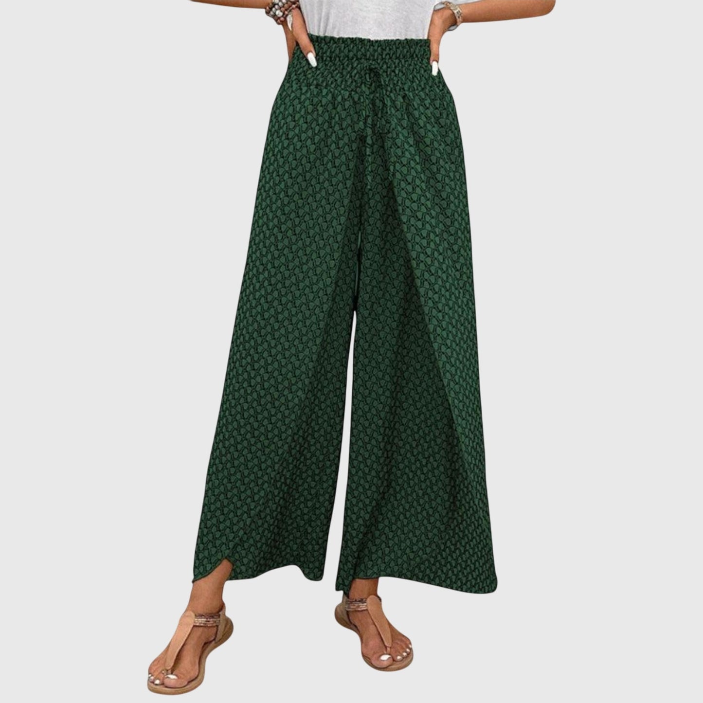 Tina | Women’s Stylish Printed Palazzo Trousers