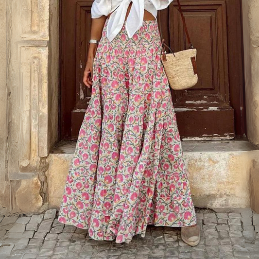 Fallon | Women’s Printed Maxi Skirt