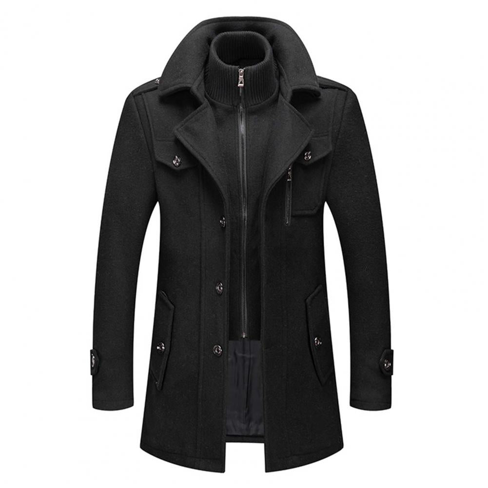Ruben | Men’s Comfy Wool Blend Winter Coat