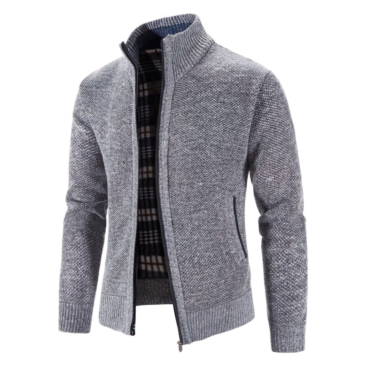 Jonathan | Men’s Chunky Knit Zip-Up Cardigan for Autumn & Winter