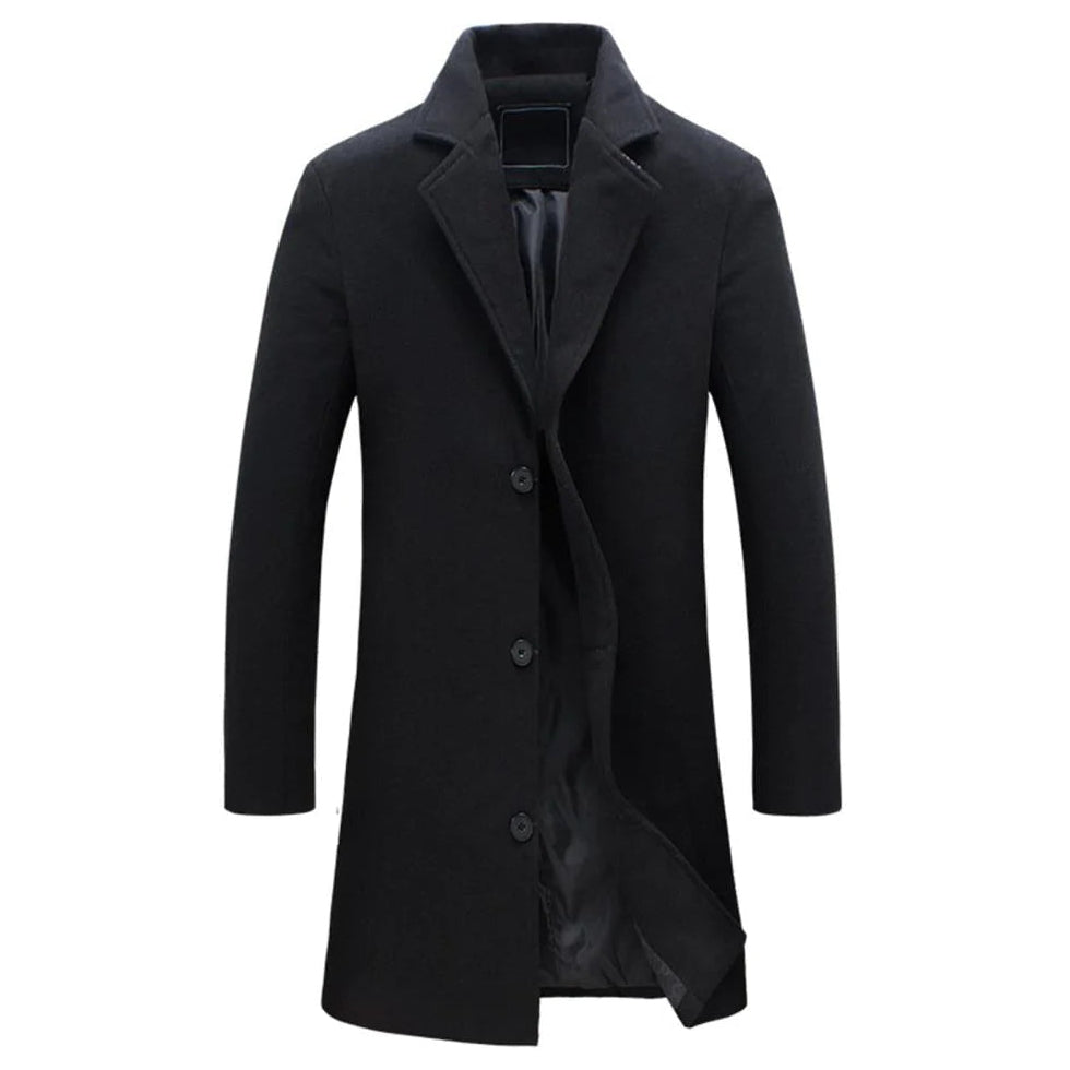 Mark | Men’s Tailored Wool Winter Trench Coat