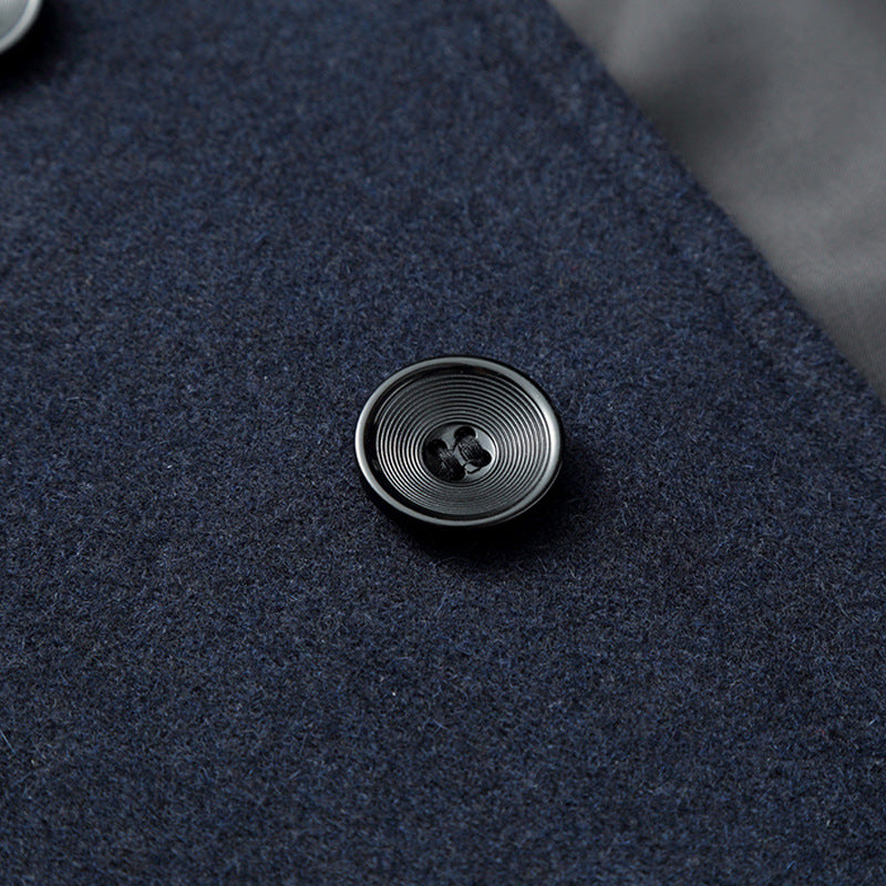 Adrian | Men’s Classic Wool Trench Coat with Timeless Tailored Winter Design