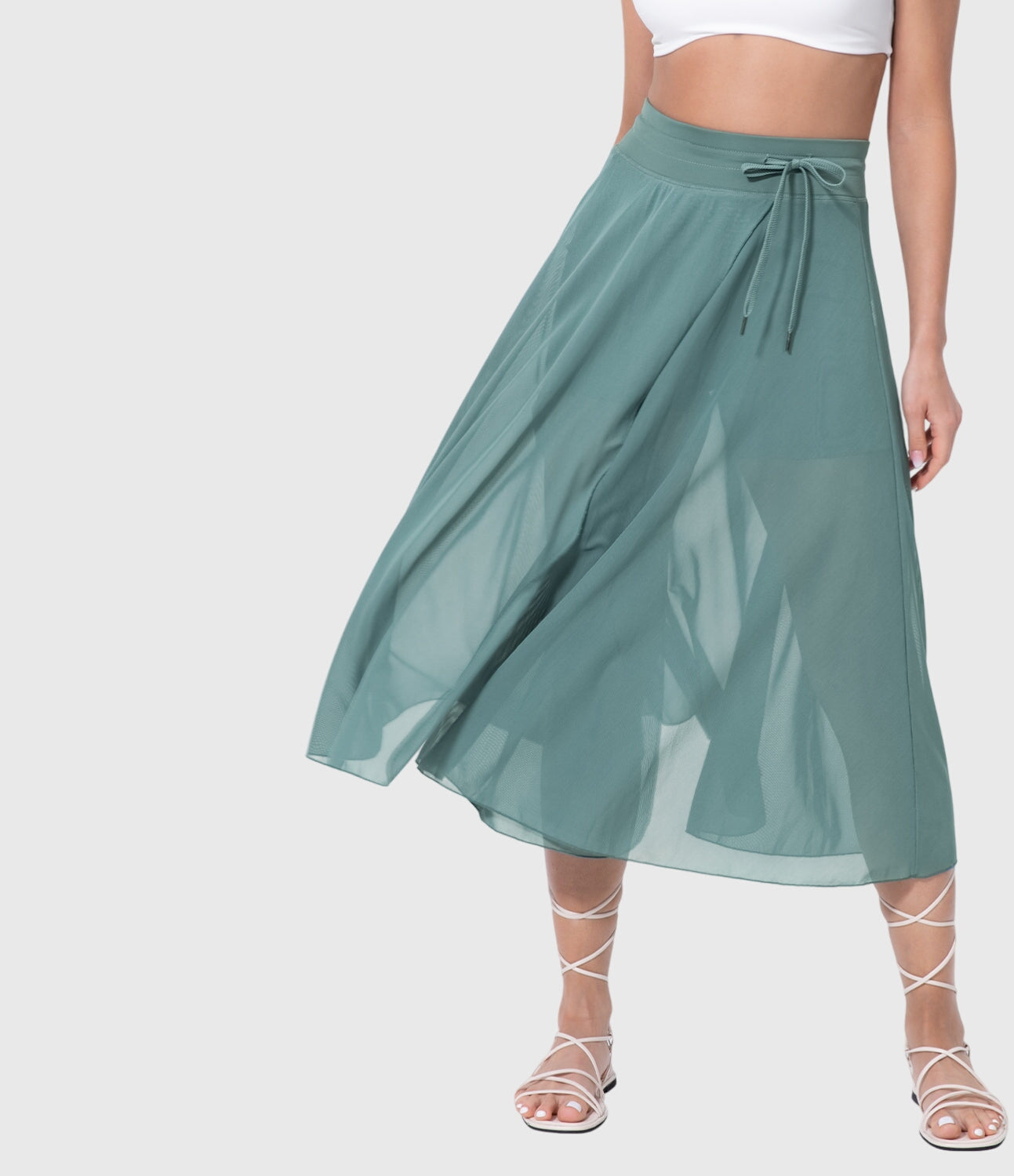 Melanie | Women’s Elegant Flowing Midi Skirt