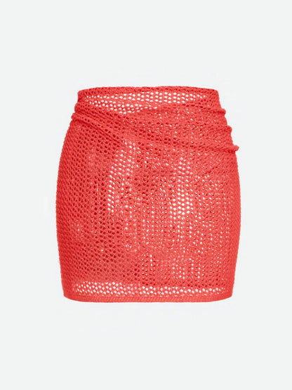 Elara | Women’s Mesh Cover-Up Skirt Swimwear