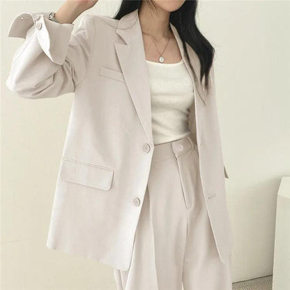 Khaye | Women’s Tailored Suit Set with Long Blazer
