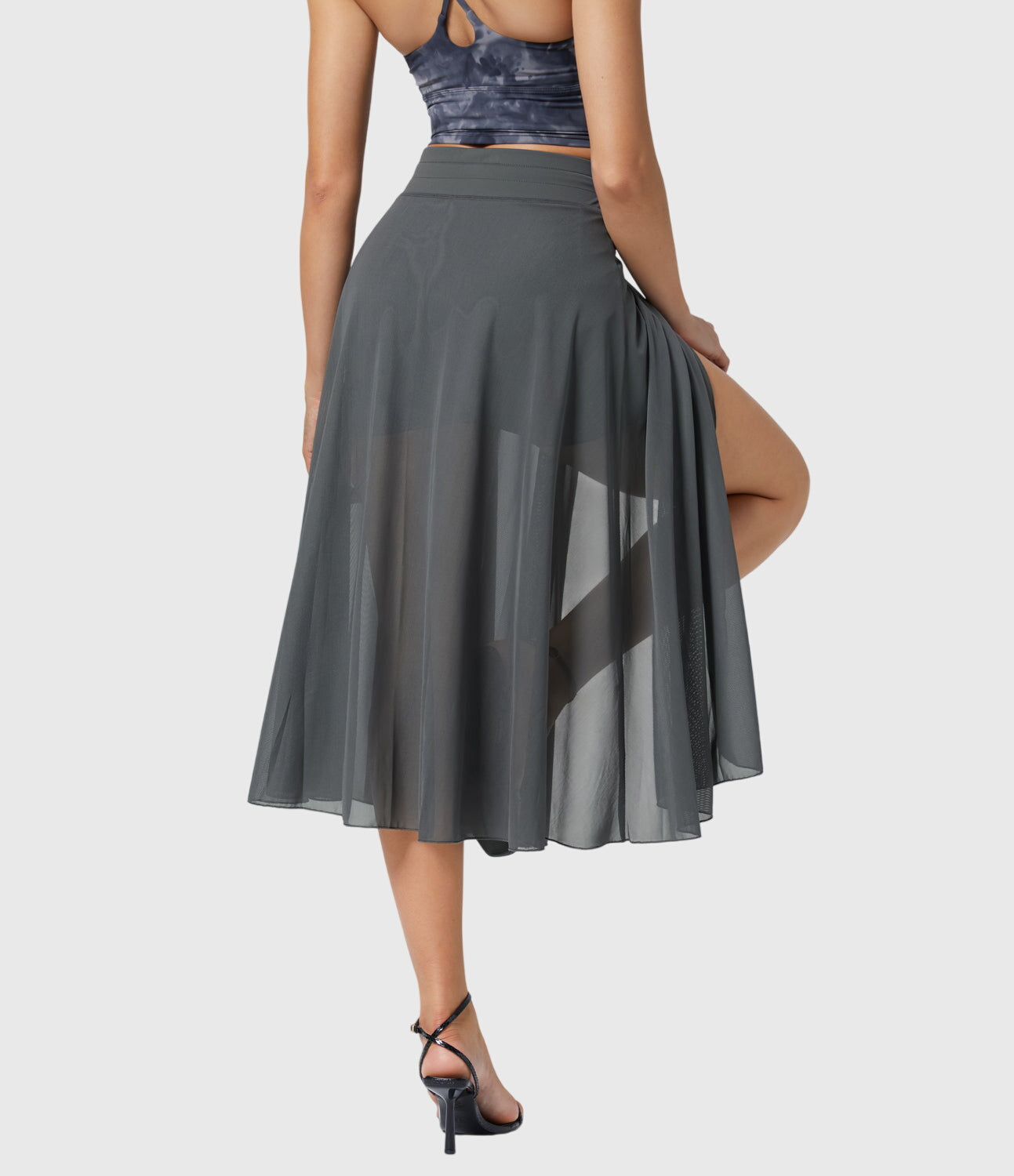 Melanie | Women’s Elegant Flowing Midi Skirt