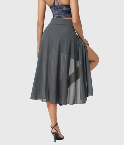 Melanie | Women’s Elegant Flowing Midi Skirt