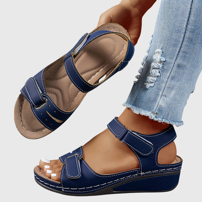 Reagan | Women’s Orthopedic Adjustable Wedge Sandals