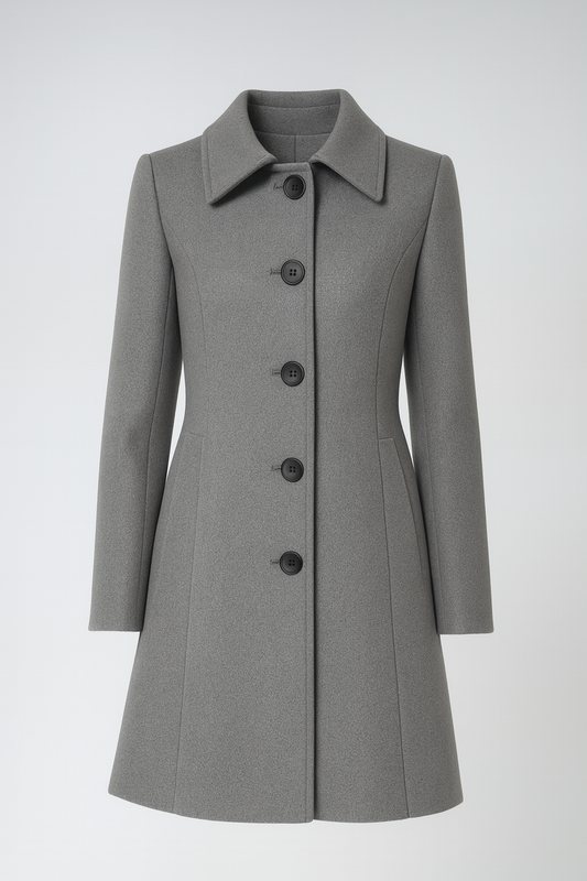 Marisol | Women’s Long Trench Coat with Stylish Collar and Belt