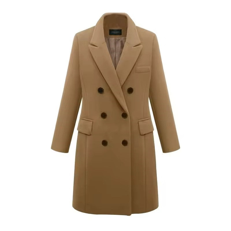 Eloise | Women’s Double Button Long Winter Trench Coat