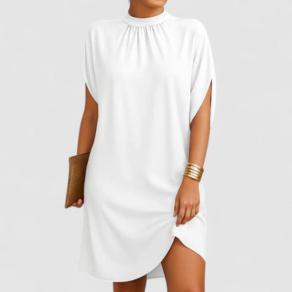Valencia | Women’s Elegant Gathered Neck Shift Dress