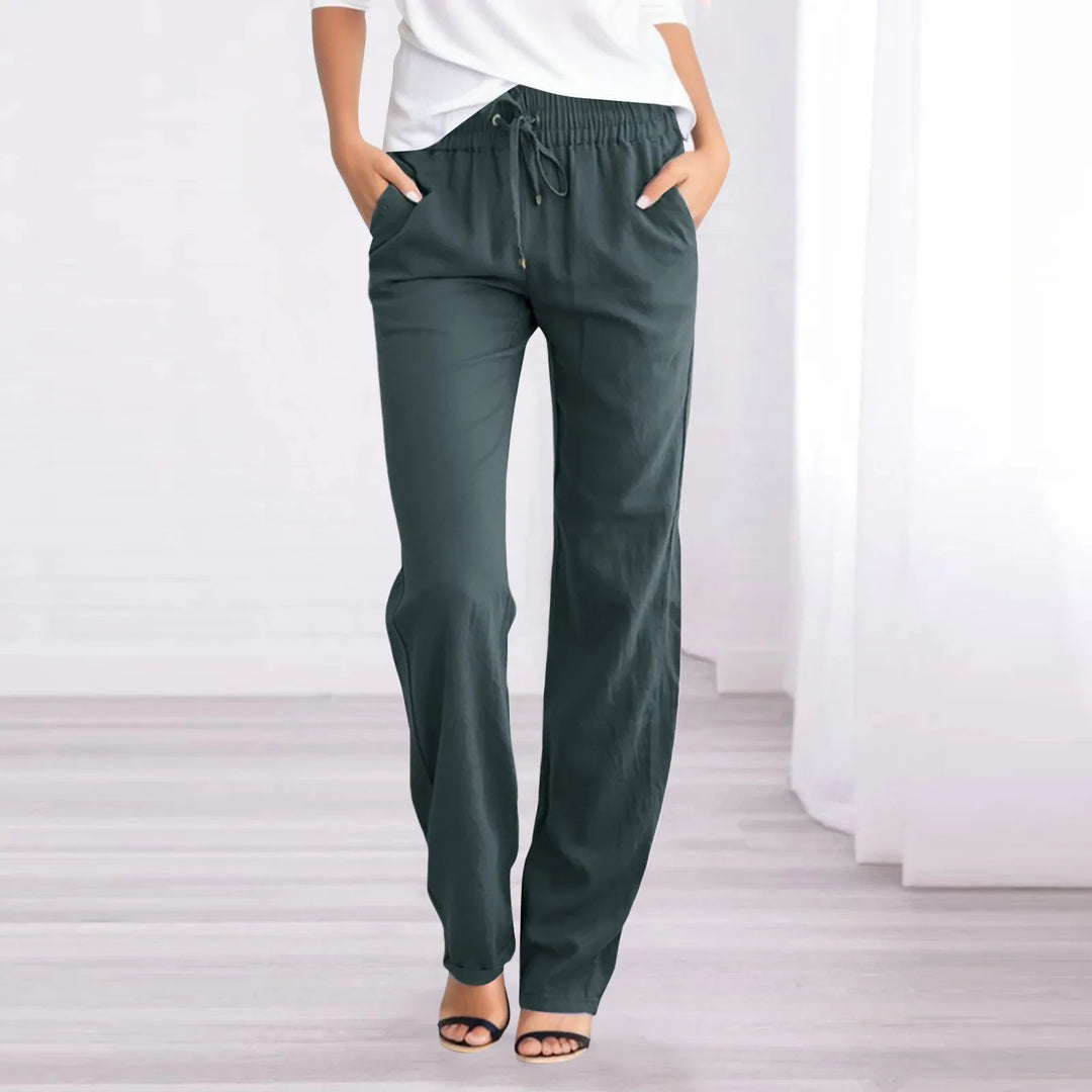 Monroe | Women’s Airy Cotton-Linen Trousers