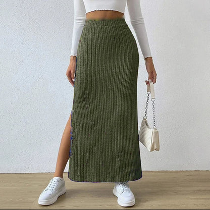 Estelle | Women’s Textured Knit Maxi Skirt