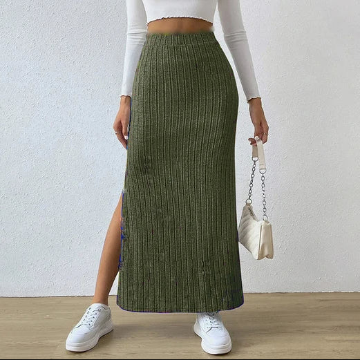 Estelle | Women’s Textured Knit Maxi Skirt