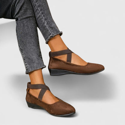 Sabrina | Women’s Spring Strappy Round-Toe Wedge Flat Sandals