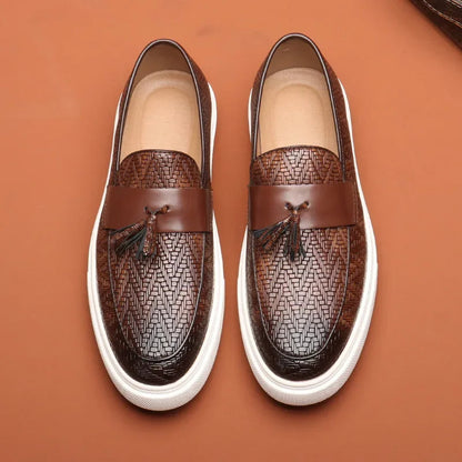 Bradley | Men’s Woven Slip-On Loafers