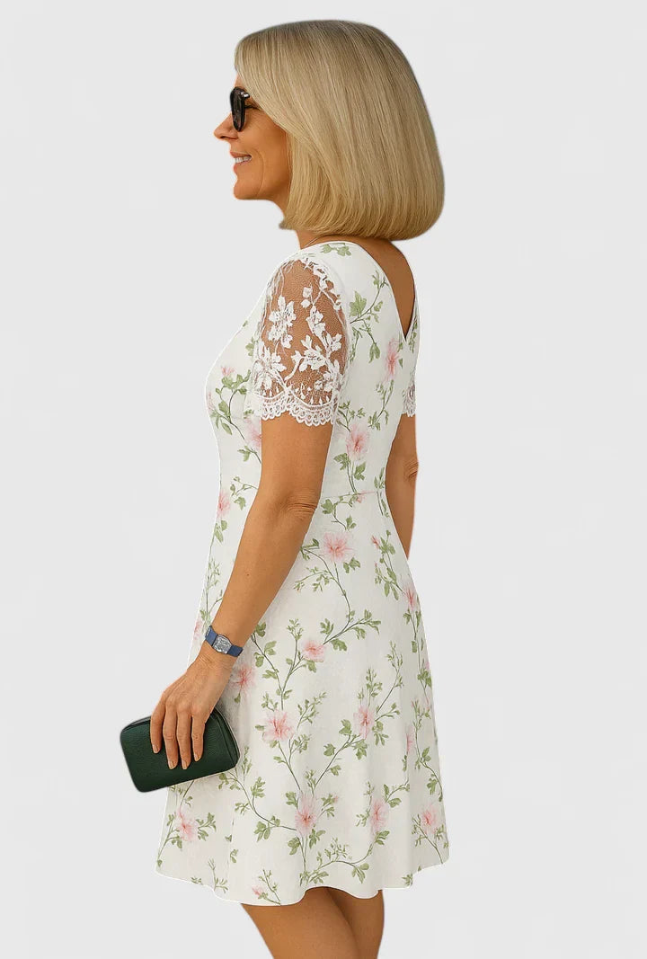 Piper | Women’s Elegant Floral Midi Dress