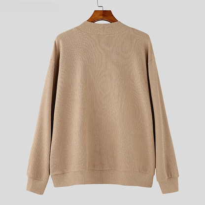 Owen | Men’s Textured Knit Cardigan with Button Front