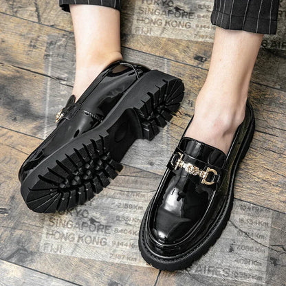 Gab | Men's Chain Detail Loafers