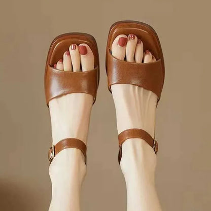 Elodie | Women’s Elegant Ankle Strap Block Heel Sandals