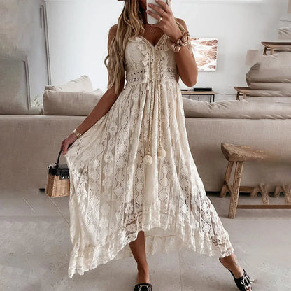 Kara | Women’s Lace Tie Spring Dress
