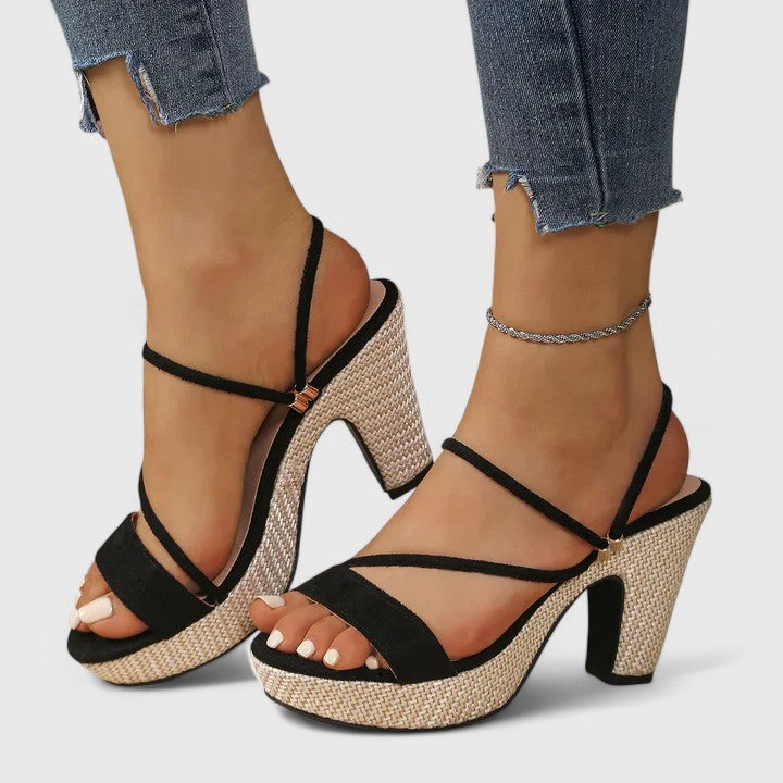 Antoinette | Women’s Sophisticated Strappy Platform Heels