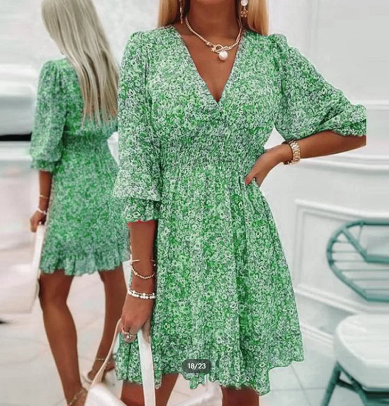 Tallulah | Women’s Boho Floral Mini Dress