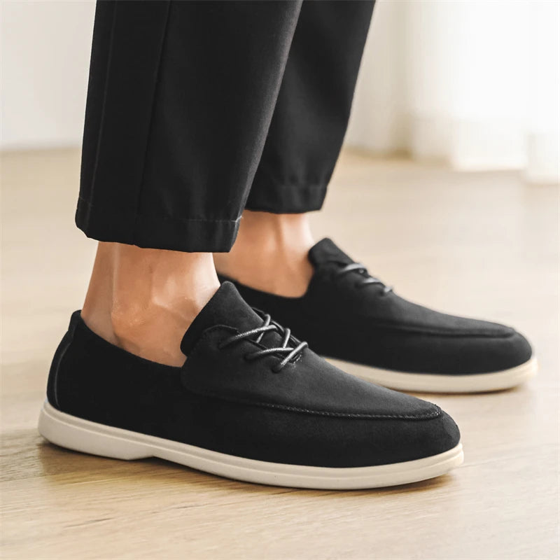 Grant | Men’s Lace-Up Suede Loafers